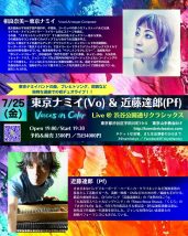 東京ナミイ + 近藤達郎　Voices in Color